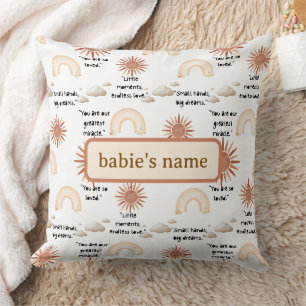 inspirational quotes for a baby cushion