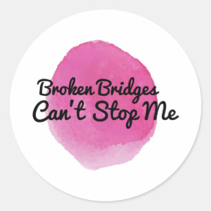 Inspirational quotes for dreamers and hard workers classic round sticker