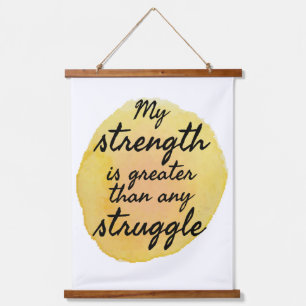 Inspirational quotes for self acceptance hanging tapestry