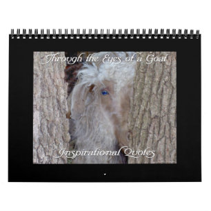 Inspirational Quotes Goat Calendar 2014