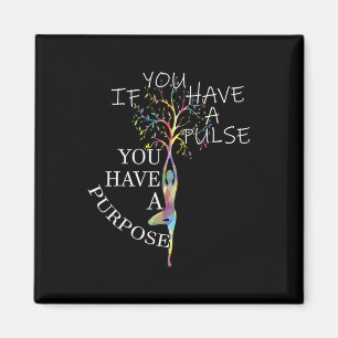 Inspirational Quotes Graphic Motivational Yoga Gif Magnet