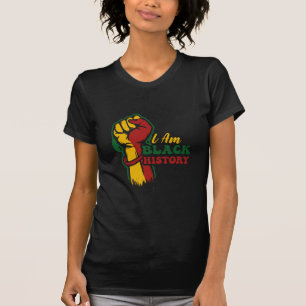 Inspirational Quotes, I Am Black History Month . T-Shirt