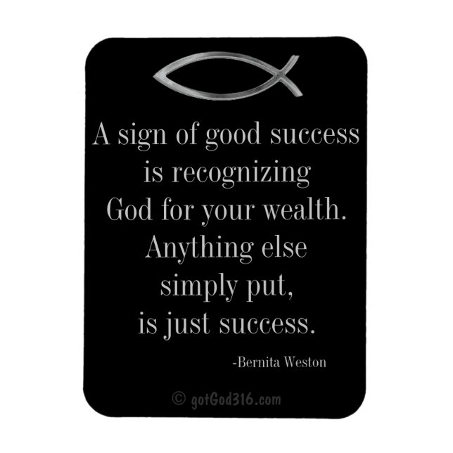 Inspirational Quotes Keys for Discipline Magnet (Vertical)