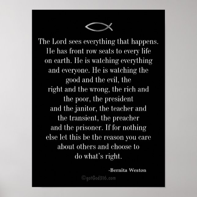 Inspirational Quotes Keys for Discipline Poster (Front)