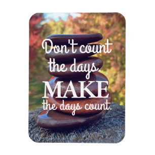 Inspirational Quotes Motivational Zen Stones Magnet