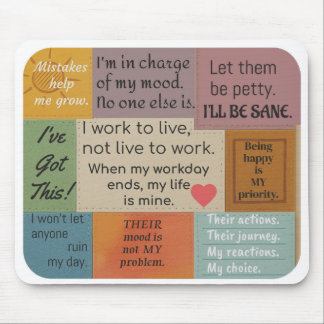 Inspirational Quotes Mouse Pad
