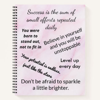 Inspirational Quotes Notebook