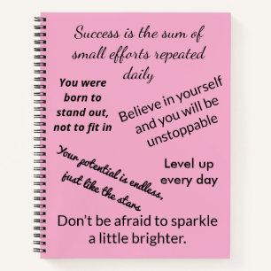 Inspirational Quotes Notebook