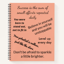 Inspirational Quotes Notebook