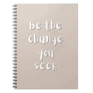Inspirational Quotes Spiral Notebook