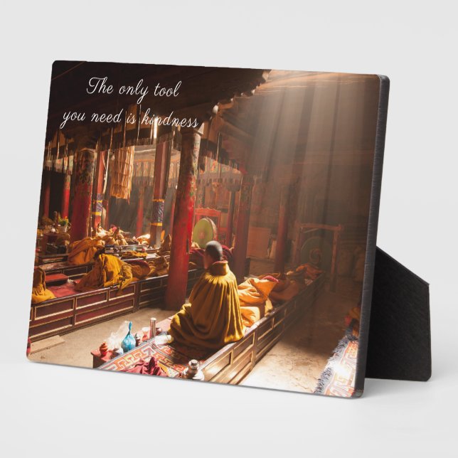 Inspirational Quotes Tabletop Plaque with Easel (Side)