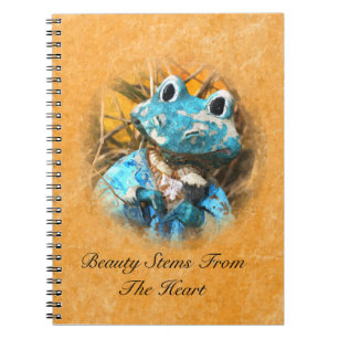 Inspirational Quotes You Are Beautiful Frog Prince Notebook