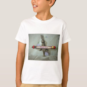 Inspirational Rabbit: Always Love Sign Art Print  T-Shirt