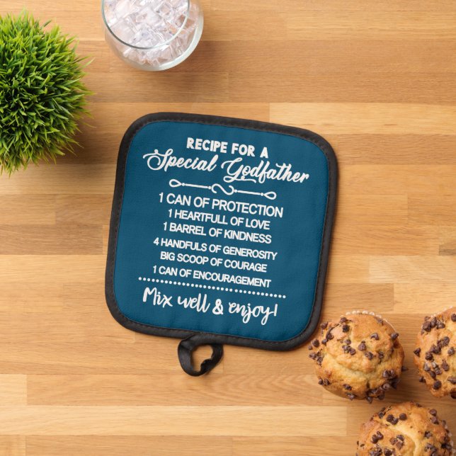 Inspirational Recipe For A Special Godfather Pot Holder (Top Down)