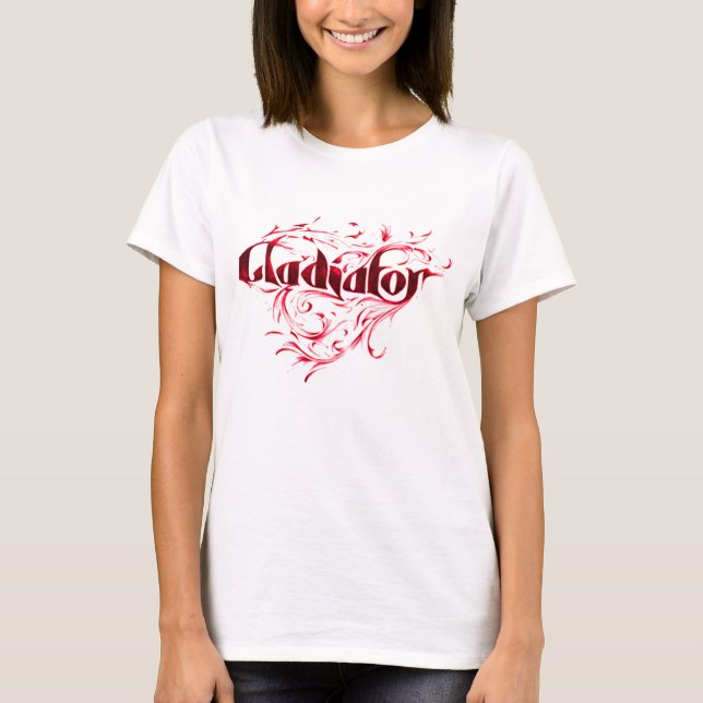 Inspirational Red Gladiator Shirt (Front)