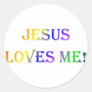 INSPIRATIONAL RELIGION FAITH CLASSIC ROUND STICKER