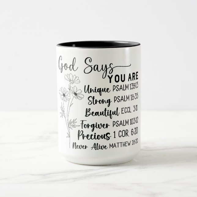 Inspirational/Religious/Bible Verse Mug (Center)