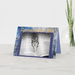 Inspirational Remember Me Easter Card