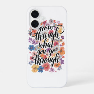 Inspirational Resilience and Strength Message iPhone 16 Case