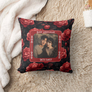 Inspirational Romantic Anniversary Throw Pillow
