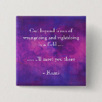 Inspirational Rumi Quote on Purple Abstract