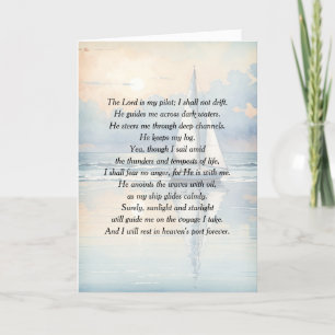 Inspirational Sailor Verse For Sympathy Card