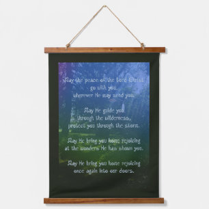 Inspirational Saying Beautiful Trees Scenery Hanging Tapestry