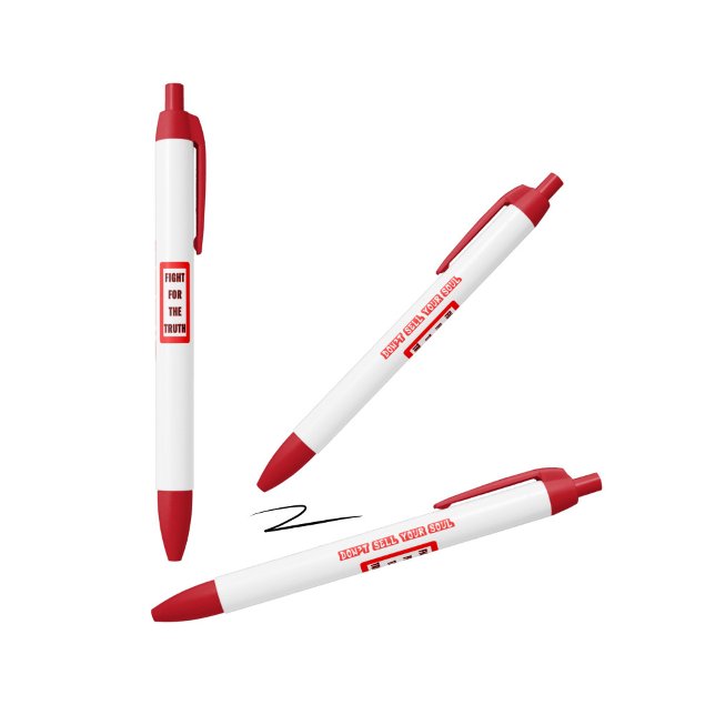 Inspirational saying black ink pen (Creator Uploaded)