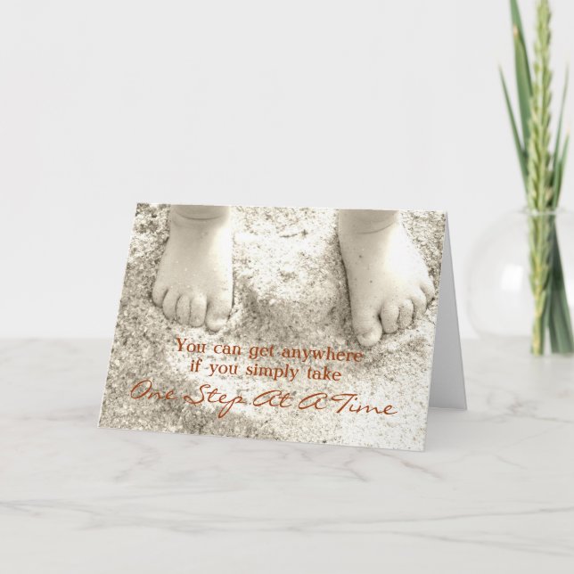 Inspirational Saying on Greeting Card (Front)