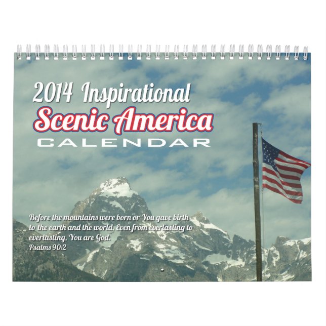 Inspirational Scenic America Calendar (Cover)