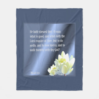 Inspirational Scripture Verse Blanket