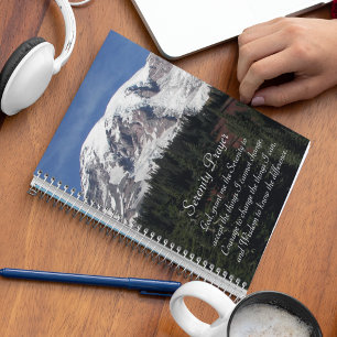 Inspirational Serenity Prayer Mount Rainier Planner