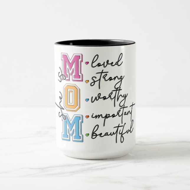 Inspirational She Is Mum Mug (Center)
