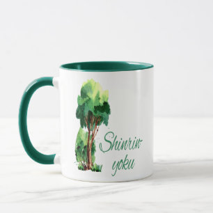 Inspirational Shinrin-yoku Forest Bathing Quote Mug