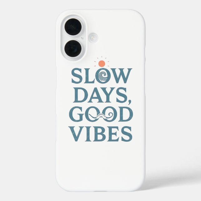 Inspirational Simple Living and Good Vibes Case-Mate iPhone Case (Back)