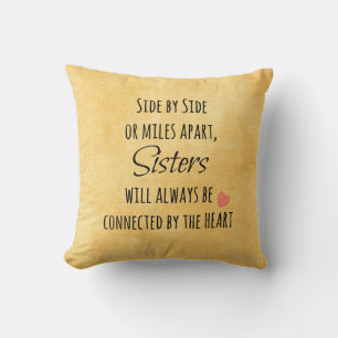 Inspirational Sister Quote Cushion