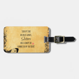 Inspirational Sister Quote Luggage Tag