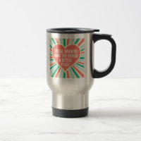 Inspirational Social Work Quote Heart Retro Colour
