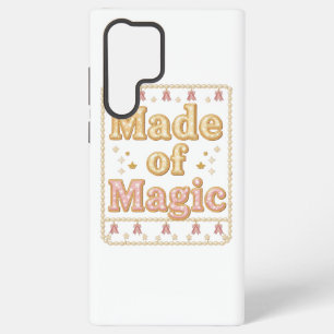 Inspirational Sparkly "Made of Magic" Samsung Galaxy Case
