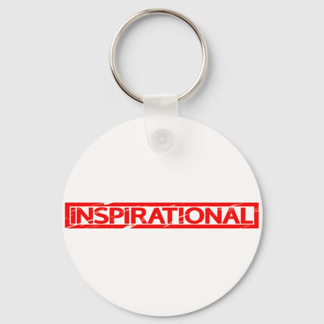 Inspirational Stamp Key Ring (Front)