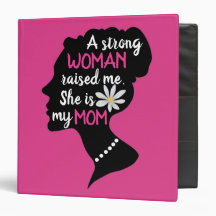 Inspirational Strong Woman Pink Mother's Day 