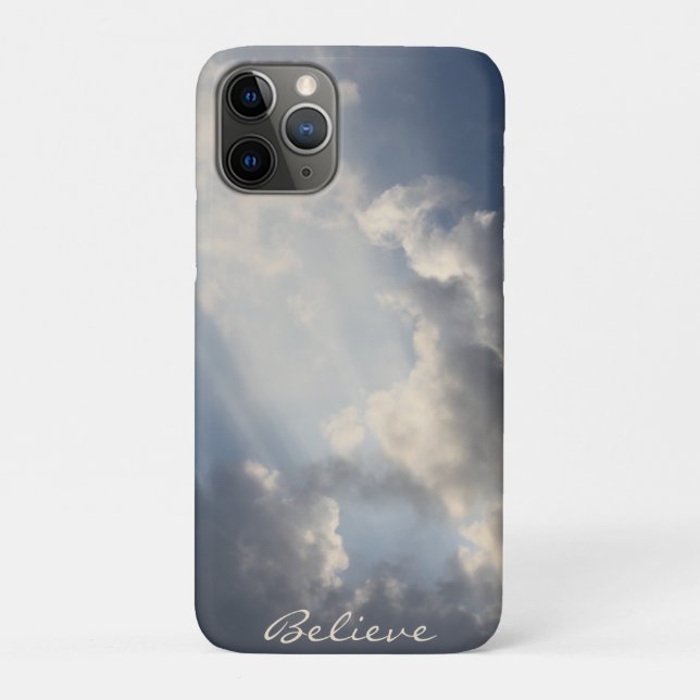Inspirational Sunbeams Blue Sky  Case-Mate iPhone Case (Back)