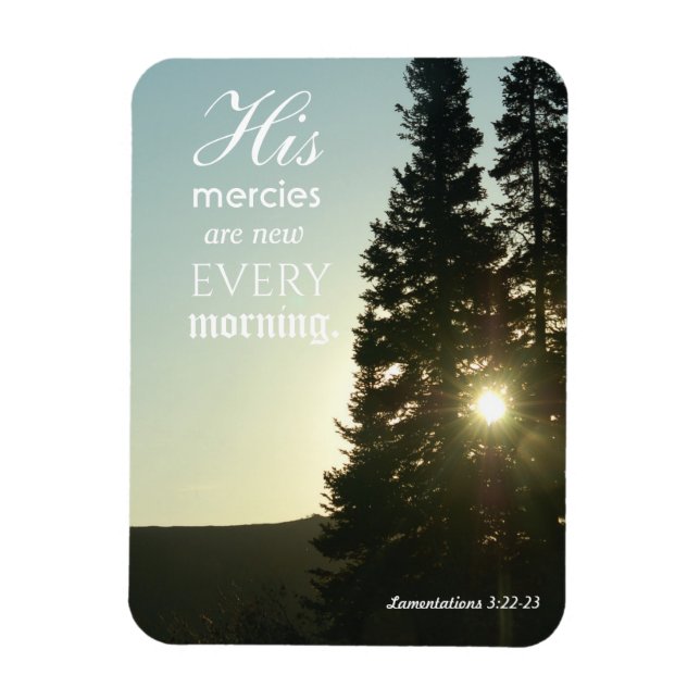 Inspirational Sunrise Magnet (Vertical)