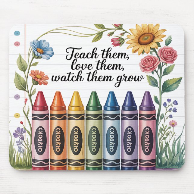 Inspirational Teacher Mouse Pad (Front)