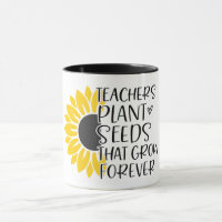 Inspirational Teacher/ Sunflower Mug