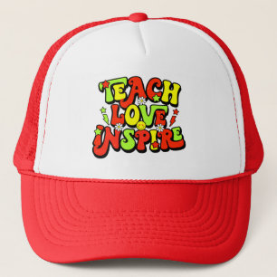 Inspirational Teaching quote Trucker Hat