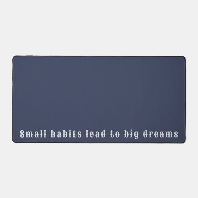 Inspirational Text Quote Men’s Desk Mat (Front)