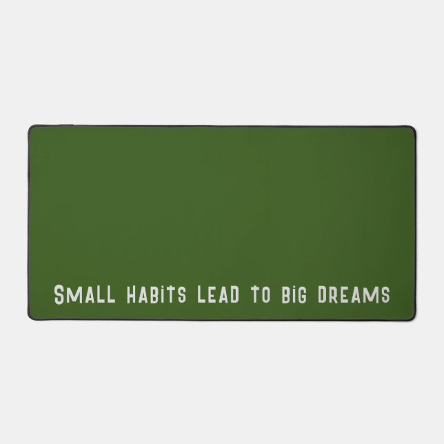 Inspirational Text Quote Men’s Desk Mat (Front)