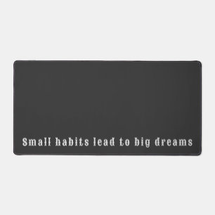 Inspirational Text Quote Men’s Desk Mat
