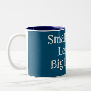 Inspirational Text Quote Men’s Two-Tone Coffee Mug